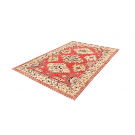 Tappeto Kazak Fine Pakistan marrone giallo 171x239