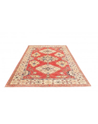 Tappeto Kazak Fine Pakistan marrone giallo 171x239