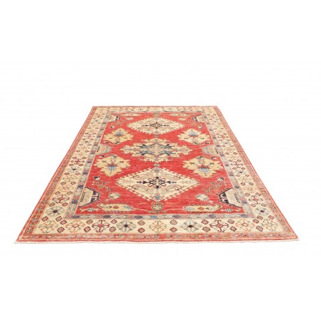 Tappeto Kazak Fine Pakistan marrone giallo 171x239