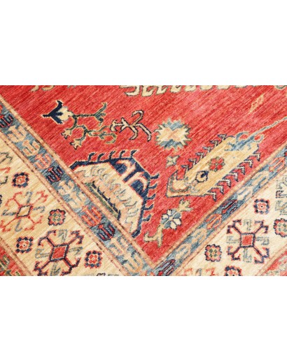 Tappeto Kazak Fine Pakistan marrone giallo 171x239