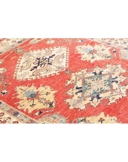 Tappeto Kazak Fine Pakistan marrone giallo 171x239