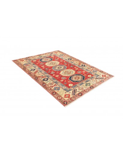 Tappeto Kazak Fine Pakistan marrone grigio 148x191
