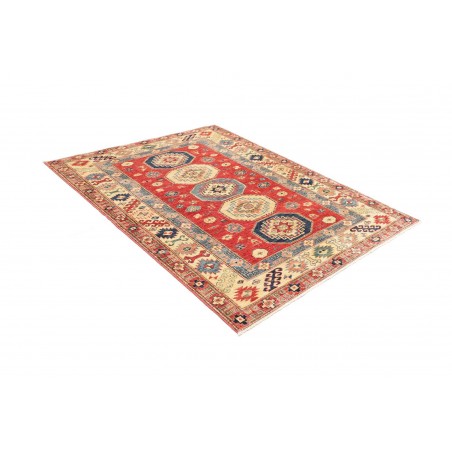 Tappeto Kazak Fine Pakistan marrone grigio 148x191