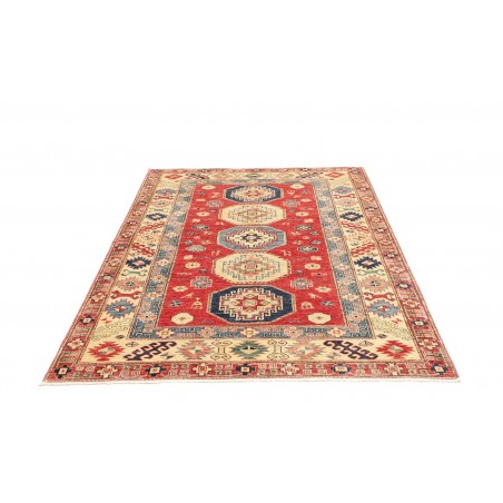 Tappeto Kazak Fine Pakistan marrone grigio 148x191