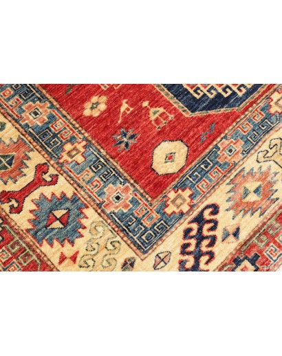 Tappeto Kazak Fine Pakistan marrone grigio 148x191