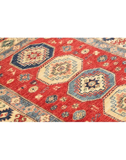 Tappeto Kazak Fine Pakistan marrone grigio 148x191
