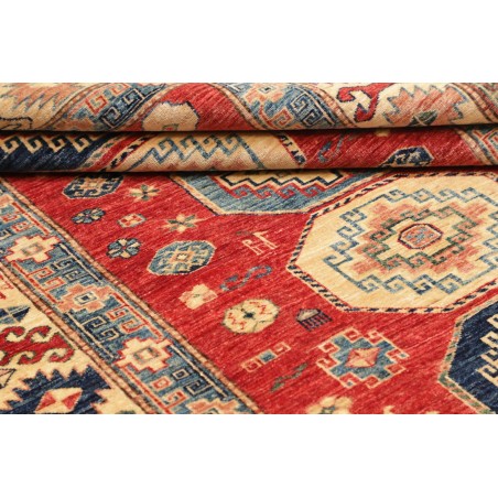 Tappeto Kazak Fine Pakistan marrone grigio 148x191