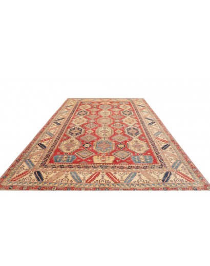 Tappeto Kazak Fine Pakistan marrone grigio 268x370