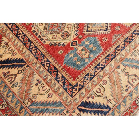 Tappeto Kazak Fine Pakistan marrone grigio 268x370