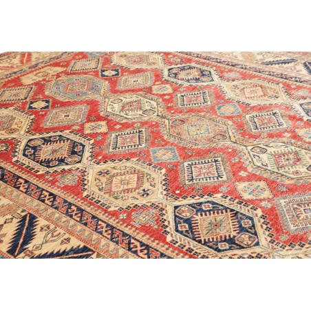 Tappeto Kazak Fine Pakistan marrone grigio 268x370