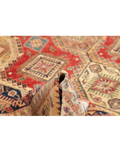 Tappeto Kazak Fine Pakistan marrone grigio 268x370
