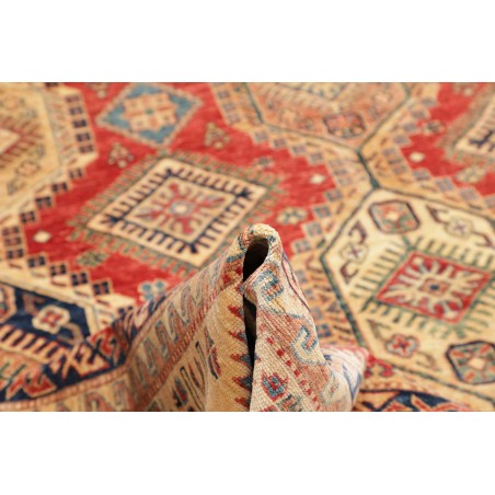 Tappeto Kazak Fine Pakistan marrone grigio 268x370