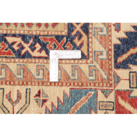 Tappeto Kazak Fine Pakistan marrone grigio 268x370