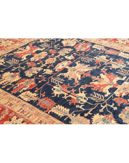 Tappeto Kazak Fine Pakistan marrone grigio 249x303