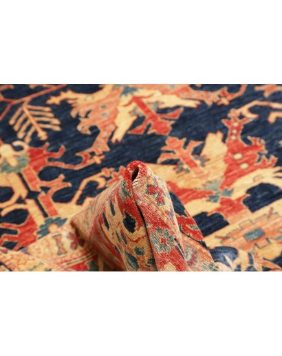 Tappeto Kazak Fine Pakistan marrone grigio 249x303