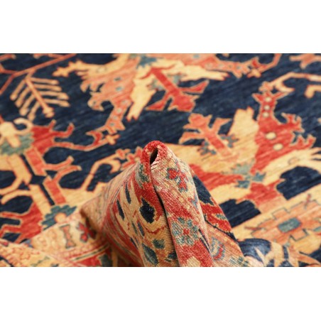Tappeto Kazak Fine Pakistan marrone grigio 249x303