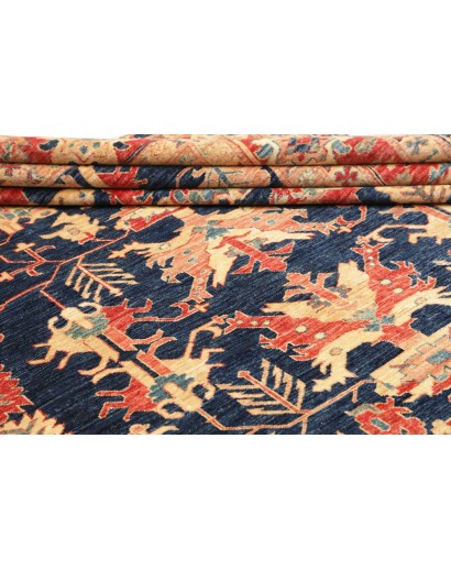 Tappeto Kazak Fine Pakistan marrone grigio 249x303