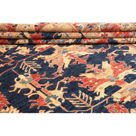 Tappeto Kazak Fine Pakistan marrone grigio 249x303
