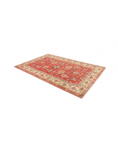 Tappeto Kazak Fine Pakistan arancione marrone 168x245