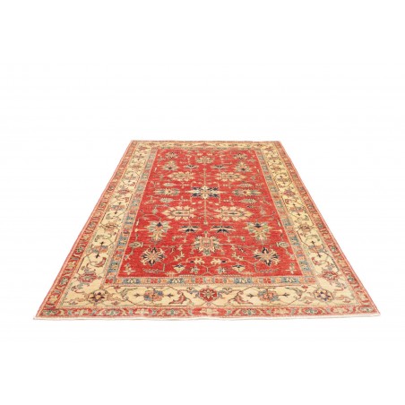 Tappeto Kazak Fine Pakistan arancione marrone 168x245