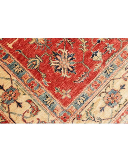 Tappeto Kazak Fine Pakistan arancione marrone 168x245