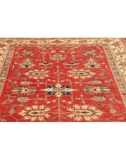 Tappeto Kazak Fine Pakistan arancione marrone 168x245