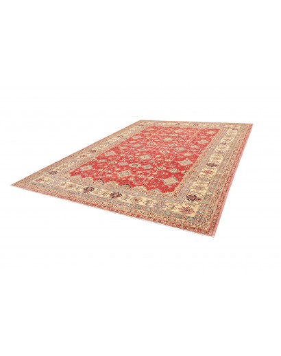 Tappeto Kazak Fine Pakistan marrone giallo 278x354