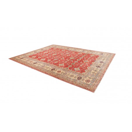 Tappeto Kazak Fine Pakistan marrone giallo 278x354