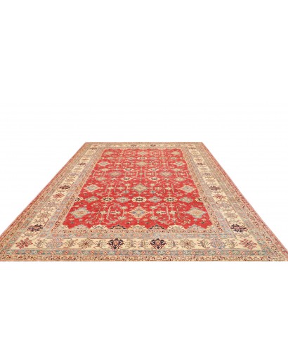 Tappeto Kazak Fine Pakistan marrone giallo 278x354