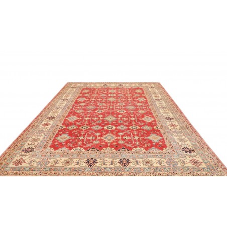 Tappeto Kazak Fine Pakistan marrone giallo 278x354