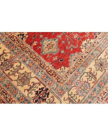 Tappeto Kazak Fine Pakistan marrone giallo 278x354
