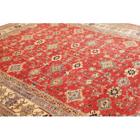 Tappeto Kazak Fine Pakistan marrone giallo 278x354