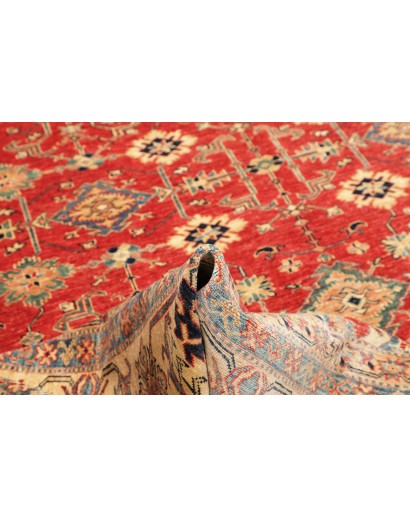 Tappeto Kazak Fine Pakistan marrone giallo 278x354