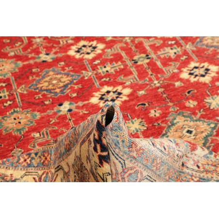 Tappeto Kazak Fine Pakistan marrone giallo 278x354