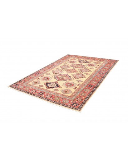 Tappeto Kazak Fine Pakistan marrone grigio 168x233