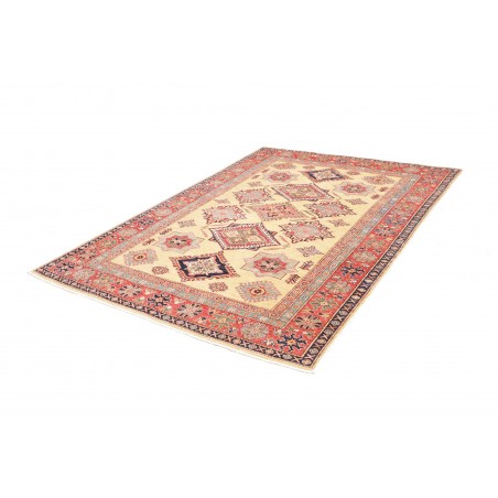 Tappeto Kazak Fine Pakistan marrone grigio 168x233