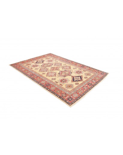 Tappeto Kazak Fine Pakistan marrone grigio 168x233