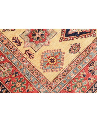 Tappeto Kazak Fine Pakistan marrone grigio 168x233