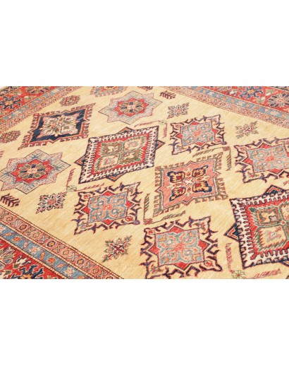 Tappeto Kazak Fine Pakistan marrone grigio 168x233