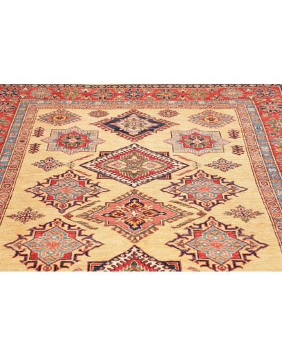 Tappeto Kazak Fine Pakistan marrone grigio 168x233