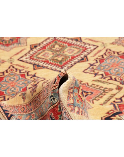 Tappeto Kazak Fine Pakistan marrone grigio 168x233