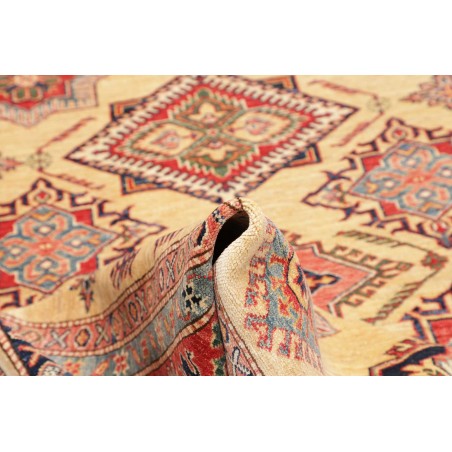 Tappeto Kazak Fine Pakistan marrone grigio 168x233