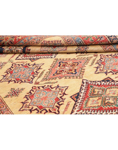 Tappeto Kazak Fine Pakistan marrone grigio 168x233