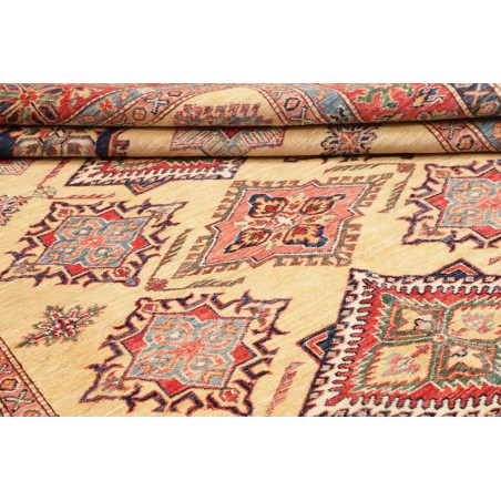 Tappeto Kazak Fine Pakistan marrone grigio 168x233