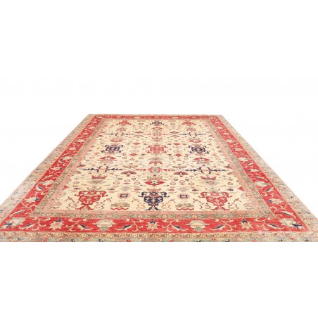 Tappeto Kazak Fine Pakistan giallo marrone 308x375