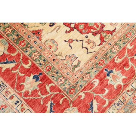 Tappeto Kazak Fine Pakistan giallo marrone 308x375