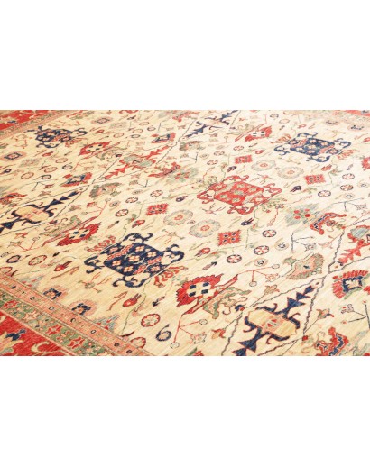 Tappeto Kazak Fine Pakistan giallo marrone 308x375