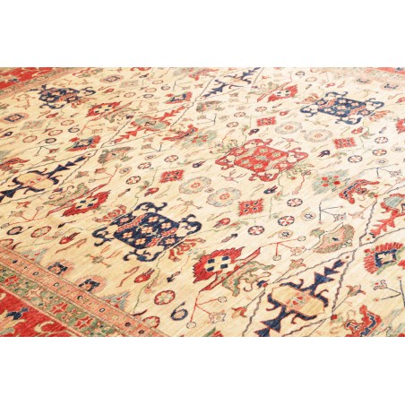 Tappeto Kazak Fine Pakistan giallo marrone 308x375