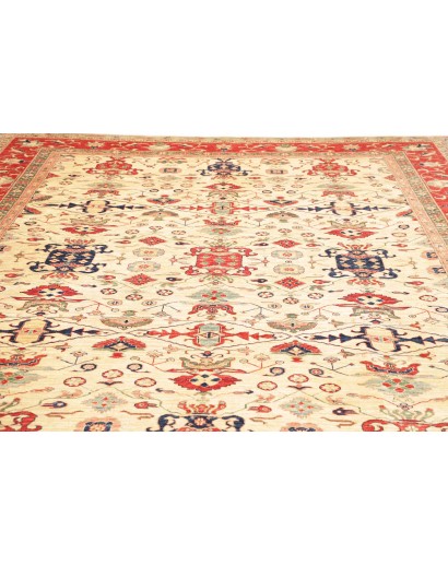 Tappeto Kazak Fine Pakistan giallo marrone 308x375