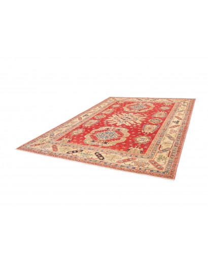 Tappeto Kazak Fine Pakistan marrone grigio 240x314